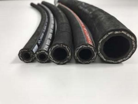 What are the main types of industrial hoses?