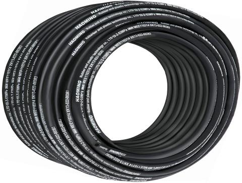 How should rubber hoses be selected?