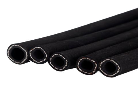 What are the raw materials used in the production of corrosion-resistant hoses?