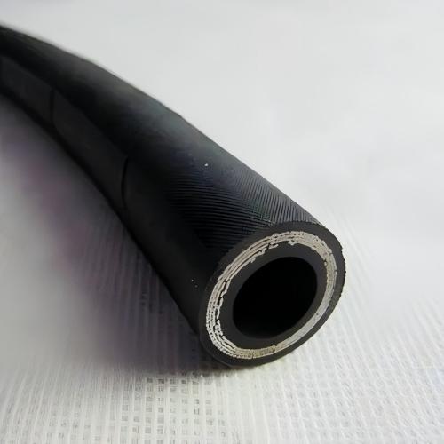 Large caliber wear-resistant slurry rubber hose with working pressure of 1.5MPa and flange joints at