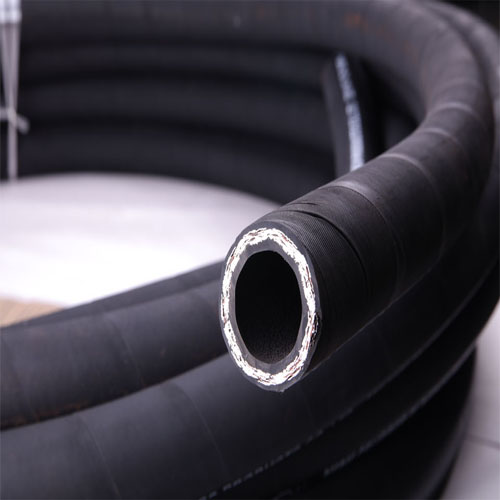 Oil-resistant and corrosion-resistant hydraulic hose, with nitrile rubber inner rubber, suitable for