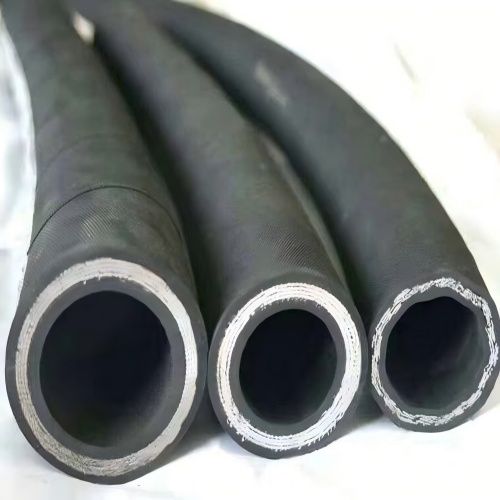 Integrated flange connector hydraulic hose assembly, leak-proof, ready to use