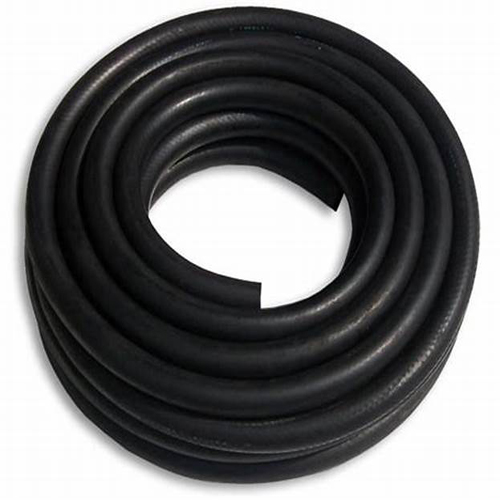 Corrosion resistant chemical large-diameter rubber hose lined with butyl rubber, resistant to hydrof