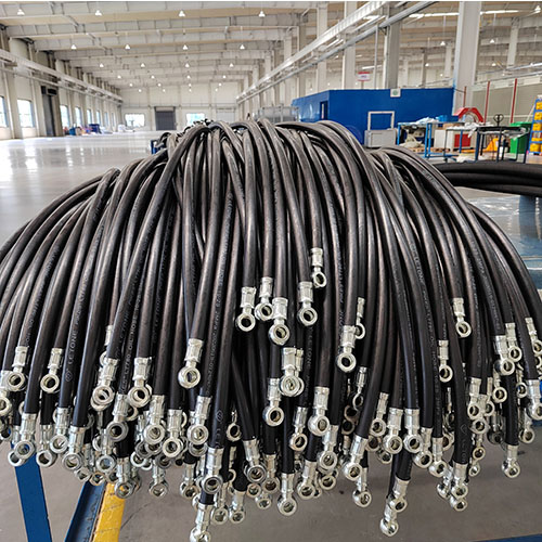 Four layer winding ultra-high pressure hydraulic oil pipe, working pressure 420 bar, heavy-duty equi